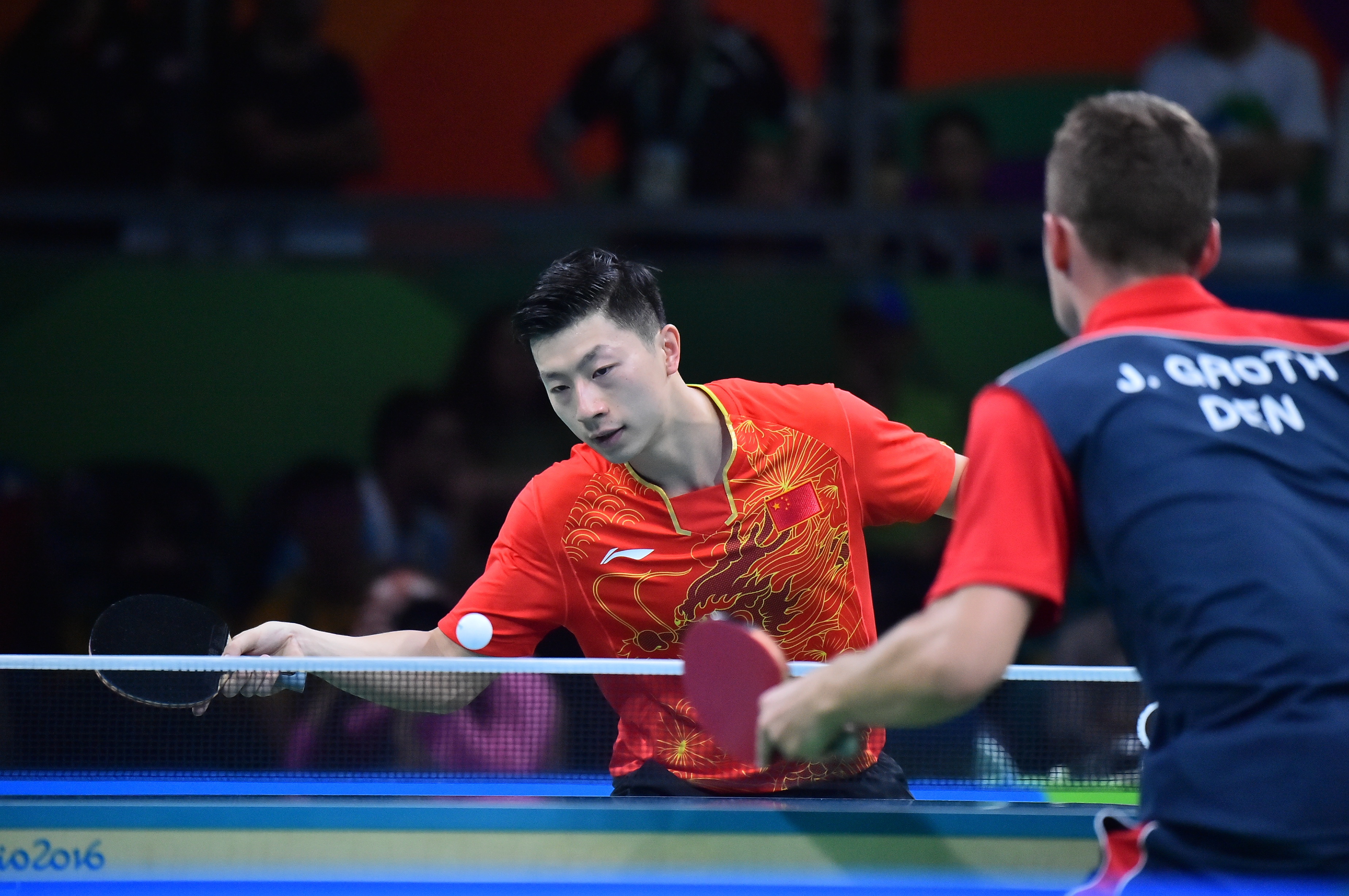 中国队横扫奥地利队，张继科扛起全队